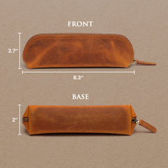 Custom Leather Pencil & Pen Case