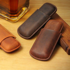 Custom-Leather Cigar Case