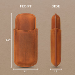 Custom-Leather Cigar Case