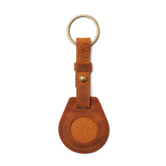 Leather AirTag Holder, Handmade AirTag Case