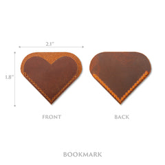 Handmade Personalized Leather Bookmark