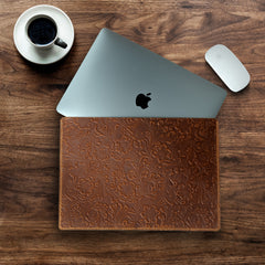 Handcrafted Leather Case for MacBook Air and MacBook Pro, Handmade Leather Laptop and Sleeve for MacBook