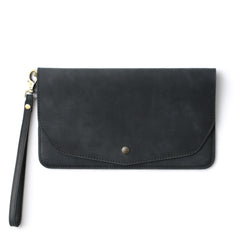 Leather Clutch Bag with Customization