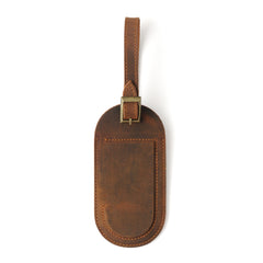 Personalized Leather Luggage Tag