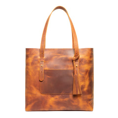 Personalized Leather Tote Bag for Women