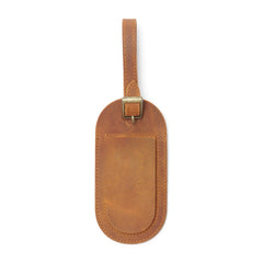 Personalized Leather Luggage Tag