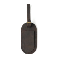 Personalized Leather Luggage Tag