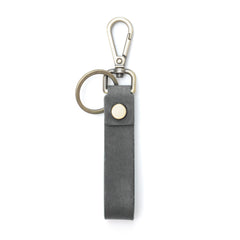 Personalized Leather Keychain with Metal Clasp