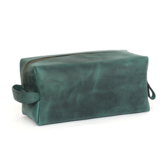 Custom Leather Toiletry Bag - Small/Medium/Large