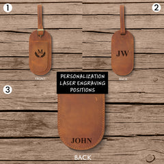 Personalized Leather Luggage Tag