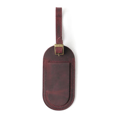 Personalized Leather Luggage Tag