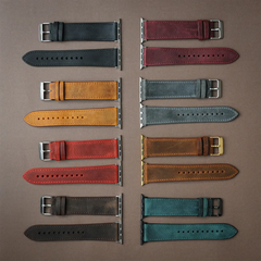 Leather Watch Band with Customization