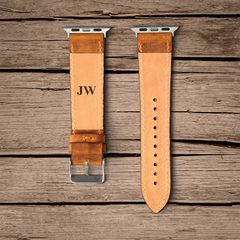 Leather Watch Band with Customization