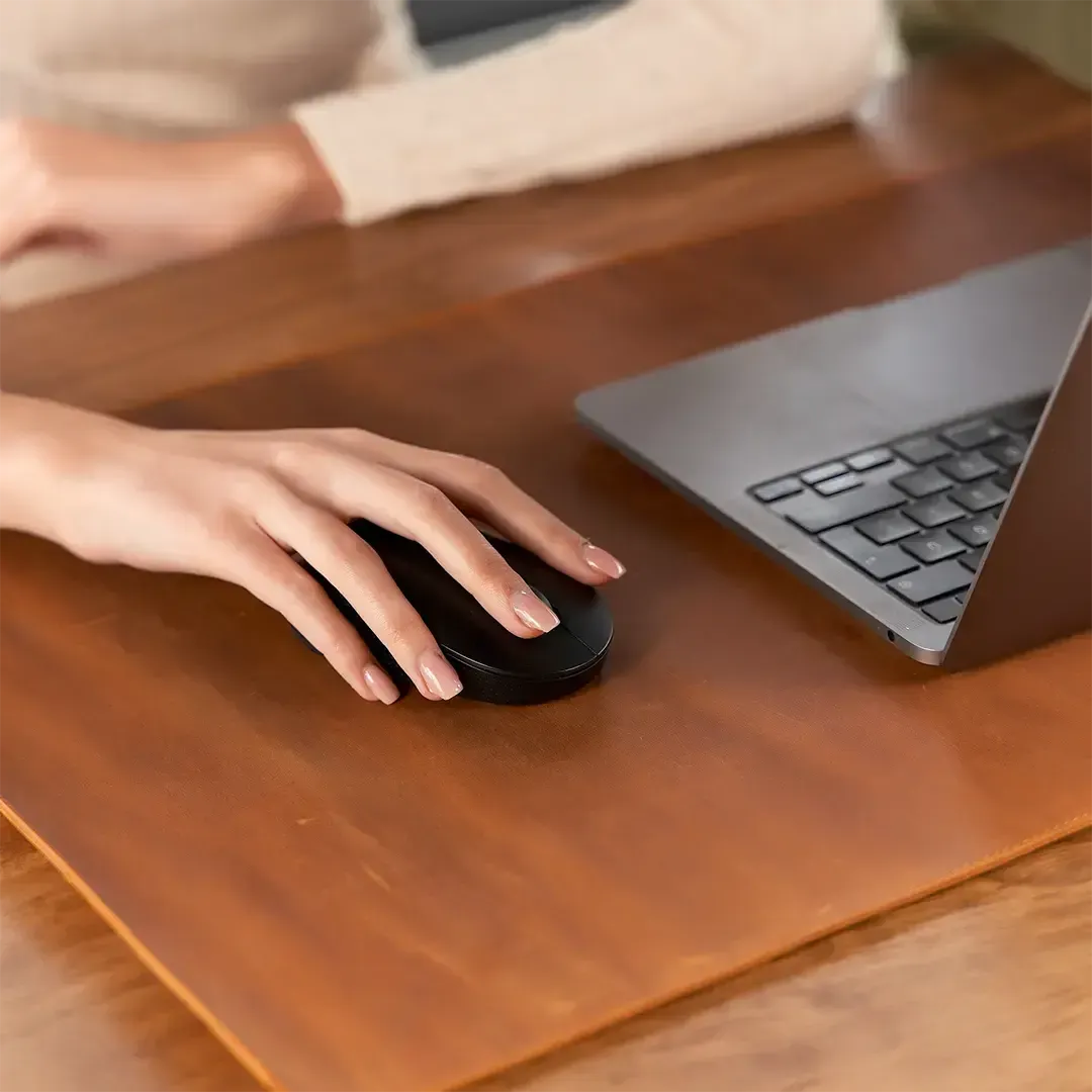 Custom Desk Mat - Luxury Leather Gift - Mayacraft Leather