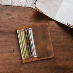 Leather front pocket wallet back by Mayacraft