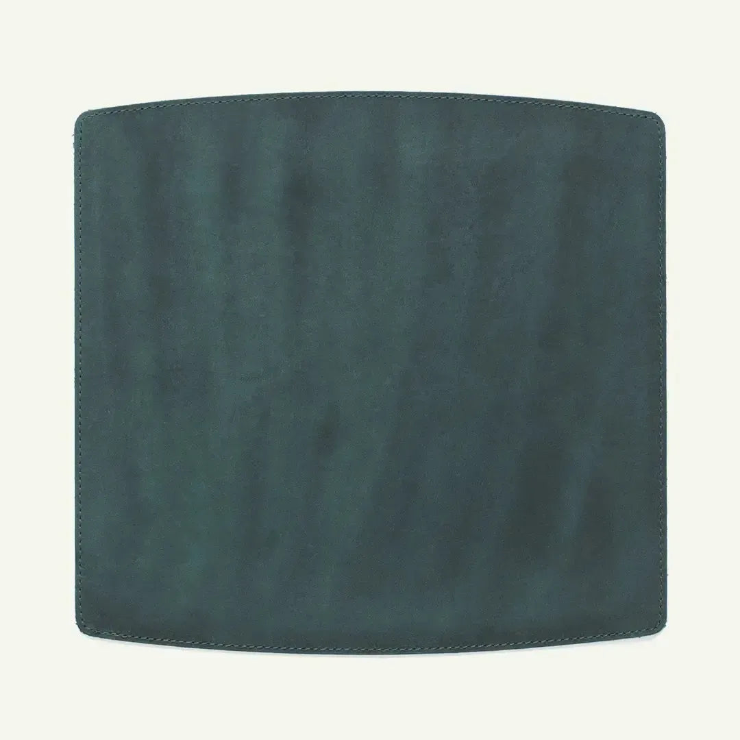 Leather mouse pad green by Mayacraft