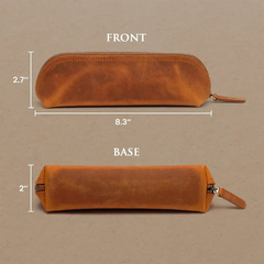 Custom Leather Pencil & Pen Case