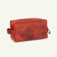 Custom Leather Toiletry Bag - Small/Medium/Large
