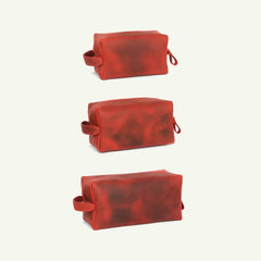 Custom Leather Toiletry Bag - Small/Medium/Large