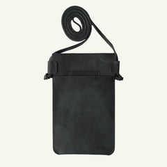 Leather Phone Pouch with Leather Lanyard & Customization