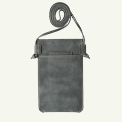 Leather Phone Pouch with Leather Lanyard & Customization